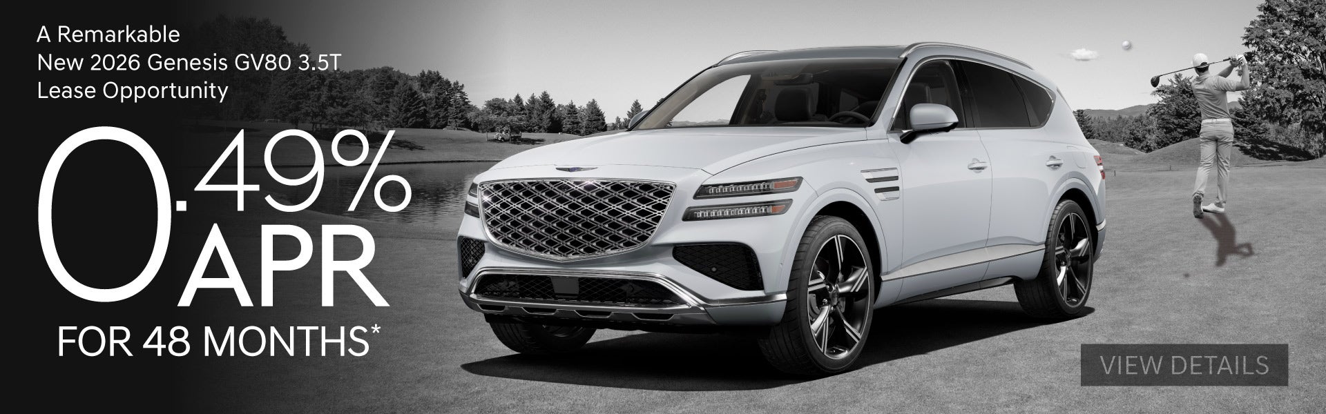 New 2026 Genesis GV80 3.5T	0.49% APR/ 48 MO**
