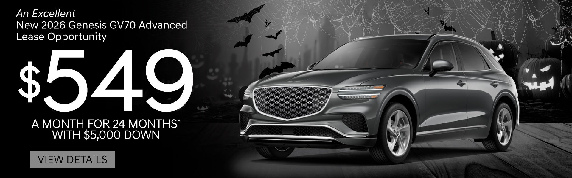 NEW 2026 Genesis GV70 Advanced LEASE FOR $549 A MONTH FOR 24